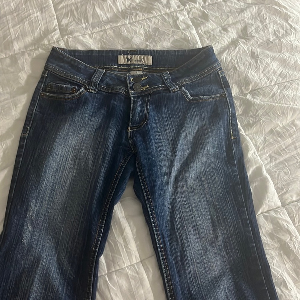Y2K low rise capris